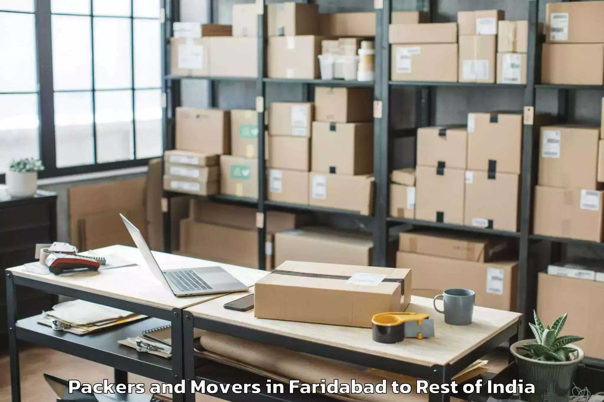 Faridabad to Manuguru Pt Packers And Movers Booking